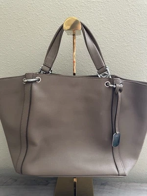 Furla Taupe Leather Handbag! Silver Hardware! Comes With Dust Bag! - Image 1 of 4