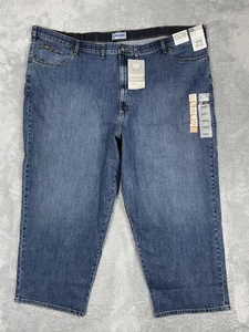 Lee Premium Select Jeans Mens 58x30 Blue Big & Tall Loose Straight Leg Denim - Picture 1 of 13