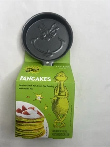 Ten Acre Gifts Dr Seuss  Grinch Pancake Mix and Pan Gift Set Whimsical New - Picture 1 of 4