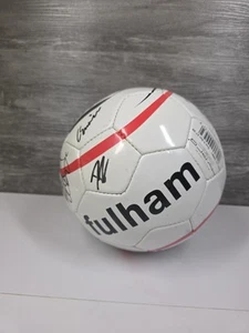 FULHAM  FC - hy pro  size 5 SIGNED Squad Ball  season unknown - Picture 1 of 12