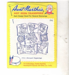 AUNT MARTHA'S - Hot Iron Transfers: #3753 - Barnyard Happenings - Picture 1 of 1