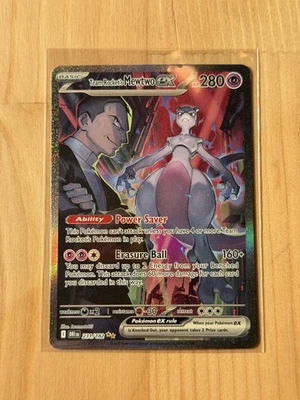 Team Rocket's Mewtwo ex 231/182 Sv10: Destined Rivals SIR - Image 1 of 3