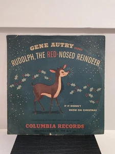 Gene Autry Rudolph The Red-Nosed Reindeer 78 RPM LP Record Album MJV 56-1 - Picture 1 of 5