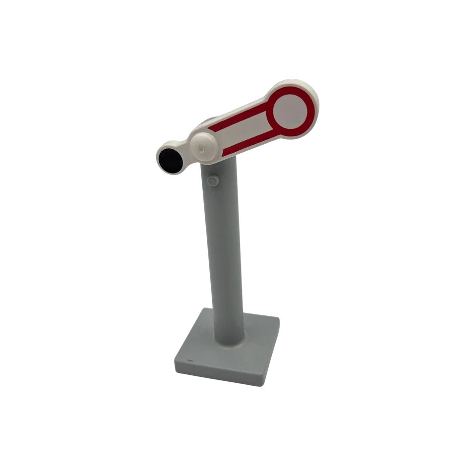 Playmobil® 1.2.3 123 TRAIN track sign signal GREY - image 1 of 1