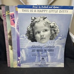 SHIRLEY TEMPLE SONG BOOKS - Collection of Sheet Music and Song Albums from the - Picture 1 of 11