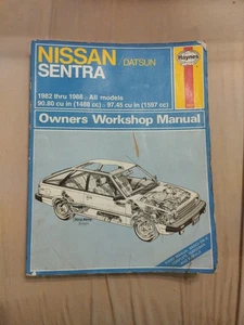 Haynes Repair Manual #982 Nissan/Datsun Sentra 1982-1988 - Picture 1 of 6