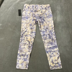 NWT MONO B Women's Size 1XL 14/16 High Waist Tummy Control Watercolor Leggings - Picture 1 of 4