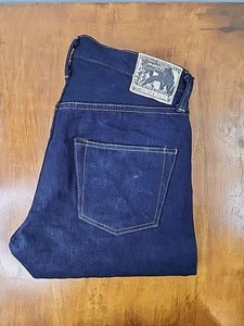 Samurai Jeans S520XX18oz-SB "Arakage" 18oz. Selvedge Jeans Men' Size 33 - Picture 1 of 23