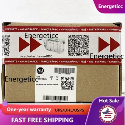 New Factory Sealed AB 1763-L16BWA SER B MicroLogix 1100 16 Point Controller - Image 1 of 2