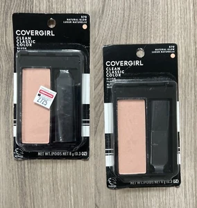 (2) Covergirl Clean Classic Color Blendable Blush In 570 NATURAL GLOW - Picture 1 of 4