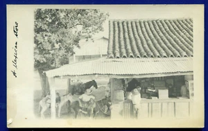 View of a Mexican Store along the Mexican Railway real photo postcard RPPC - Picture 1 of 2