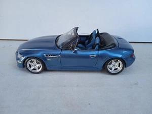 MODELLINO AUTO, BURAGO - BMW - M ROADSTER 1996 - SCALA 1:18 AZZURRO METALLIZZATO - Foto 1 di 5