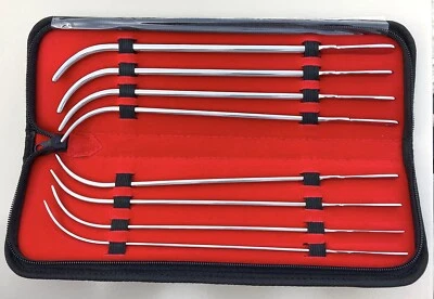 SALIM GROUP VAN BUREN SOUNDS 8 Pcs SET OB Gyn Surgical Instruments