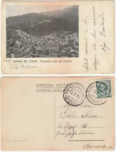 SORIANO NEL CIMINO - VITERBO - PANORAMA VOM SCHLOSS GENOMMEN - REISE 1912 -9689- - Bild 1 von 1