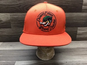 Cappello Down East Wood Ducks MILB arancione nuova era 59FIFTY montato 7 1/8". W - Foto 1 di 13