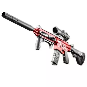 Fucile giocattolo M416 Soft Bullet l fucile d'assalto manuale con silenziatore - Foto 1 di 2