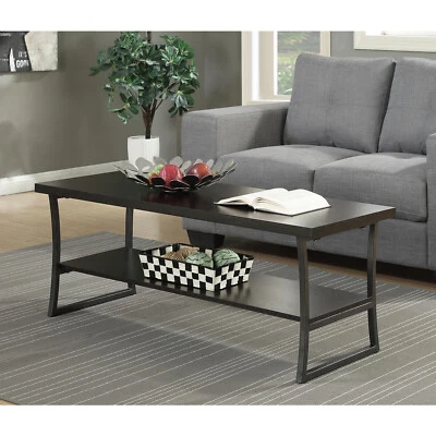 Convenience Concepts X-calibur Coffee Table in Espresso - Image 1 of 4