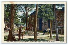 1956 Main Lodge Of Auto Cabin Camp Grand Canyon National Park AZ Posted Postcard
