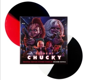 Bride Of Chucky-Original Motion Picture Score 2LP "Chucky & Tiffany" Split Vinyl - Picture 1 of 5