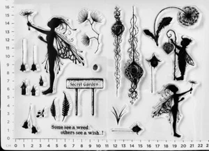 Fairy Stamps compatible with Lavinia TWO STAMPS 6.5" x 4.5" - Picture 1 of 2