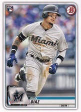 2020 Bowman #5 Isan Diaz RC Rookie Marlins