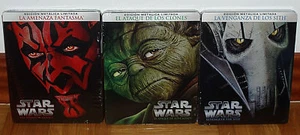 SAGA STAR WARS I-II-III NUEVO PRECINTADO STEELBOOK 3 BLU-RAY ACCION (SIN ABRIR) - Imagen 1 de 2