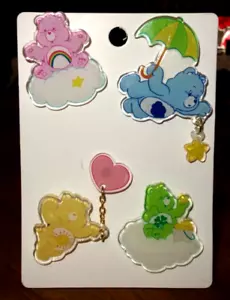 Juego de prendedores Adorable Care Bears vendedor de EE. UU. ❤️🥰 - Imagen 1 de 4