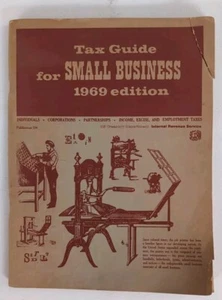 Vintage IRS Tax Guide for Small Business Publication 334 1969 Edition - Picture 1 of 3