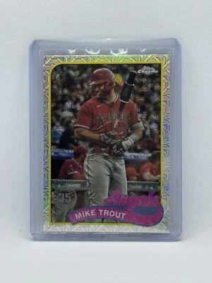 2024 Topps Series 1 Silver Pack Mojo MIKE TROUT  Los Angeles Angels #T89C-17 - Image 1 of 2