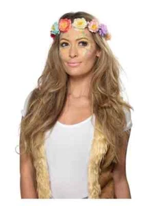 Smiffys Make-Up FX, Hippie Kit, Aqua, with - Picture 1 of 1
