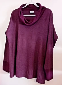 Felpa Columbia collo cappuccio donna Plud taglia 2X viola melanzana - Foto 1 di 18