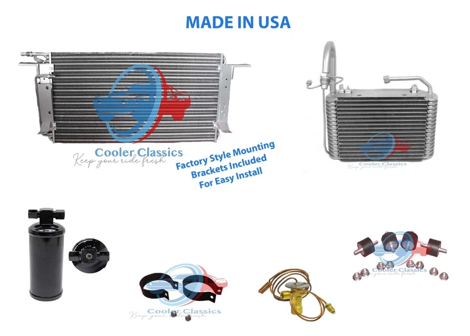 Oldsmobile Cutlass Supreme 442 F85 1967 equipamiento de condensador de aire acondicionado AC1750PKG Foto 1 de 1