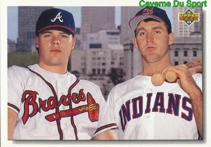 001 JIM THOME RYAN KLESKO SR, CL CLEVELAND INDIANS BASEBALL CARD UPPER DECK 1992 - Bild 1 von 2