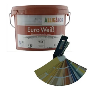 Alligator Euroweiß Dispersionsfarbe für Innenwandwände 5l grüntöne RAL PG5 - Bild 1 von 3
