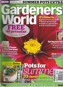 Gardeners World Magazine Vegetables For Small Spaces Grow Flowers For Cutting - Picture 1 of 7