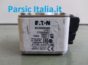 170M5463 SPECIALTY FUSE 700V 690V 2BKN/50 AR UC BUSSMANN/EAT Cartuccia fusibile - Imagen 1 de 6