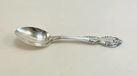 Gorham Melrose Sterling Silver Oval Soup Dessert Spoon - 6 7/8" - No Monogram Cover