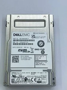 Kioxia CD7 960GB SSD DELL NVME U.2 2,5" PCIE Gen4 KCD7XRUG960G Solid State Drive - Bild 1 von 1