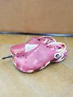 CROCS CLASSIC TRANSLUCENT Marble Clogs Clear Pink WOMEN'S SIZE 9 Tie Dye NWT New