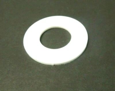MVF Teflon Ring Gasket 1" 125/150 ANSI Flange Gasket 1/8" Thick Virgin PTFE White