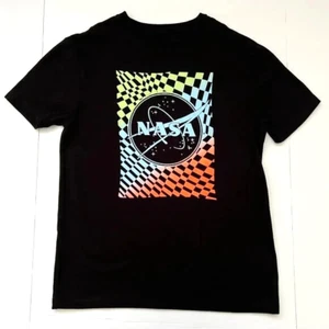 Epic Threads Boys Black NASA Short Sleeve T-Shirt Pullover Lightweight Size L - Picture 1 of 5