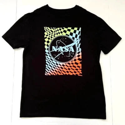 Epic Threads Niños Negro NASA Manga Corta Camiseta Pullover Ligero Talla L Foto 1 de 4