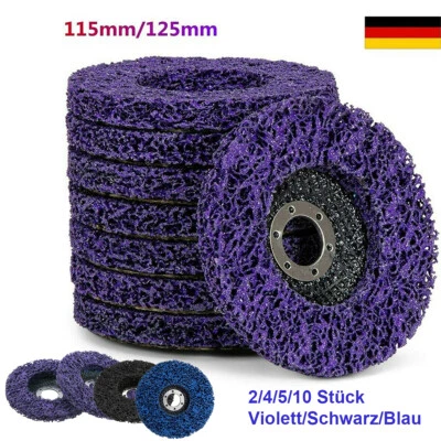 MARKENLOS 5/10x CSD Scheibe CBS Grob-Reinigungsscheibe Winkelschleifer 115mm/125mm DHL