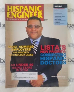 Hispanic Engineer Magazine FALL 2011 Has Mailing Label - Foto 1 di 2