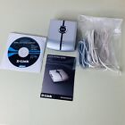 D-Link DPH-50U Silver Skype Telephone Adapter With All 3 Cords Software Pprwrk
