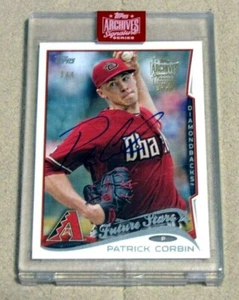 Topps Archive Signature 2014 Topps #611 Patrick Corbin Future Stars Auto /4 - Foto 1 di 3