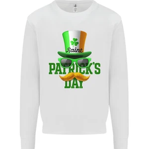 St Patricks Day Disguise Funny Kids Sweatshirt Jumper - Picture 1 of 3