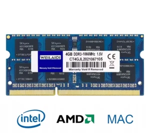 MEMORY DDR3 4GB 1066 MHz SO-DIMM NEW! - Zdjęcie 1 z 5