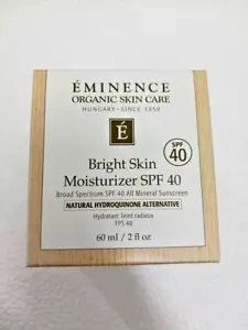 Eminence Bright Skin Feuchtigkeitscreme LSF 40 2oz KOSTENLOSER VERSAND - Bild 1 von 1