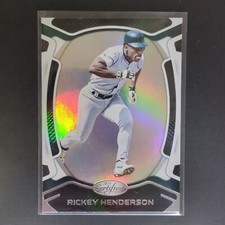 Rickey Henderson 2021 Panini Chronicles Certified #40 OAK HOF Holo